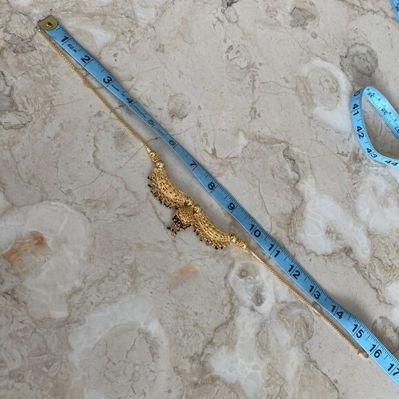 Bollywood Indian Gold Tone Neckkace - Picture 11 of 11